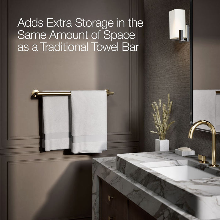 KOHLER Components Double towel bar