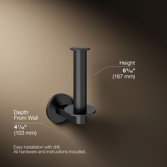 KOHLER K-78383 Components Vertical toilet paper holder