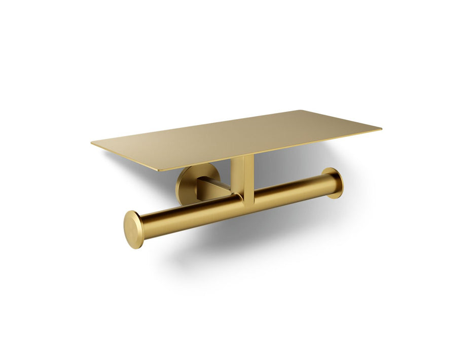 KOHLER K-78384 Components Covered double toilet paper holder