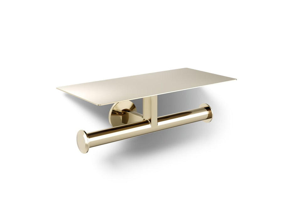 KOHLER KOHLER K-78384 Components Covered double toilet paper holder