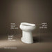 KOHLER Highline Elongated toilet bowl with concealed trapway
