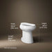 KOHLER Highline Elongated toilet bowl with concealed trapway