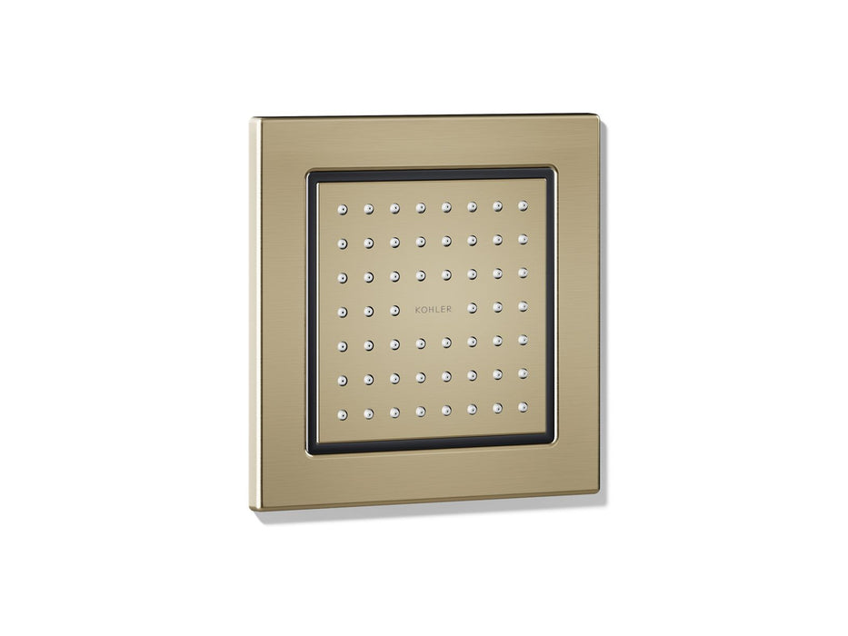 KOHLER K-8002 WaterTile Square 54-nozzle single-function body spray, 2.5 gpm, vibrant brushed bronze