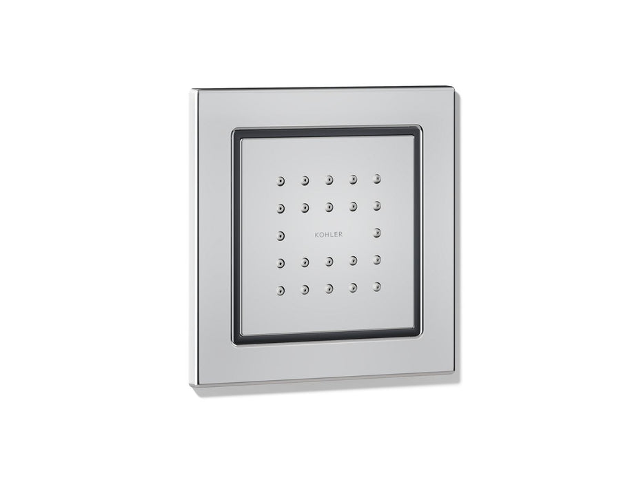 KOHLER K-8003 WaterTile Square 22-nozzle single-function body spray, 2.5 gpm