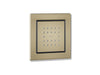 KOHLER K-8003 WaterTile Square 22-nozzle single-function body spray, 2.5 gpm, vibrant brushed bronze