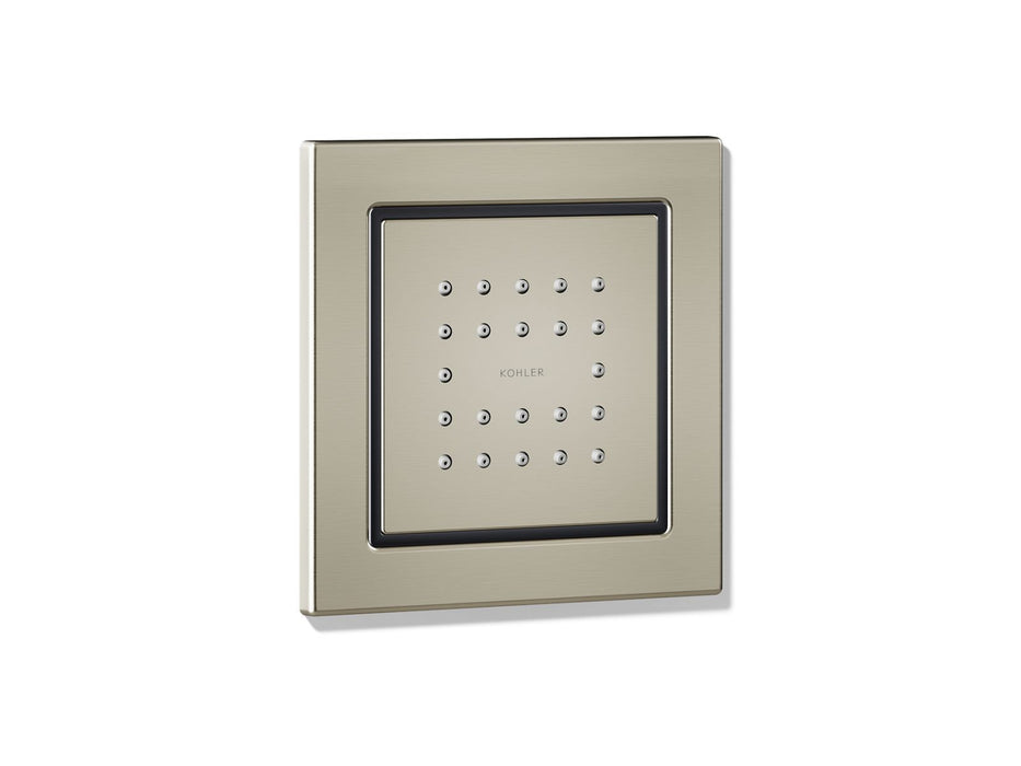 KOHLER WaterTile Square 22-nozzle single-function body spray, 2.5 gpm