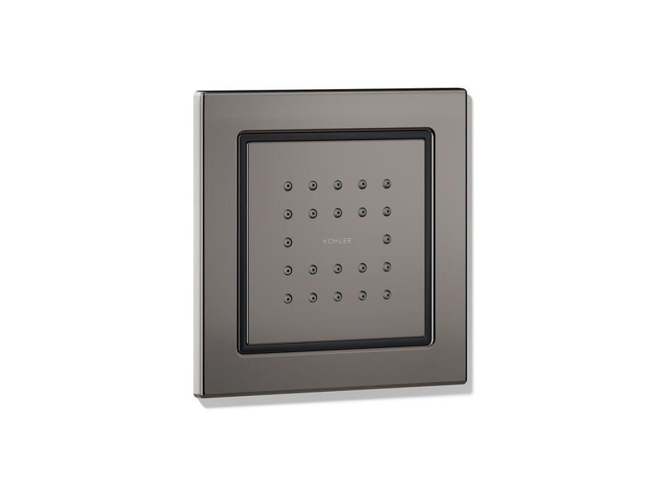 KOHLER K-8003 WaterTile Square 22-nozzle single-function body spray, 2.5 gpm