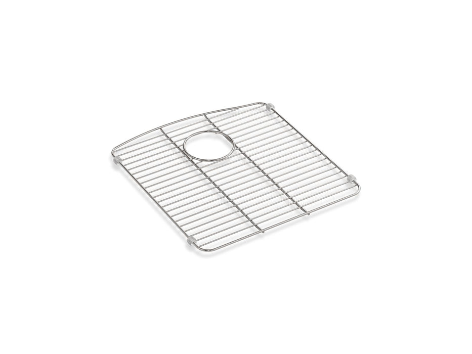 KOHLER K-80047 Kennon Large stainless steel sink rack, 16-1/2" x 15-3/16"