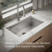 Kohler Task 33" top-/undermount single-bowl workstation kitchen sink