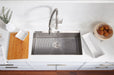 KOHLER K-80084-2PC Task 33" top-/undermount single-bowl workstation kitchen sink
