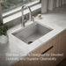 Kohler Task 27" top-/undermount single-bowl workstation kitchen sink