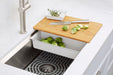 KOHLER K-80086-1PC Task 27" top-/undermount single-bowl workstation kitchen sink