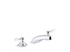 Kohler K-800T20-4ATA Triton Widespread lavatory faucet, less drain, 0.35 gpm