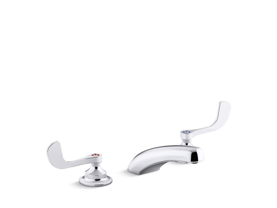 KOHLER K-800T20-5AKL Triton 1.0 gpm widespread bathroom sink faucet with laminar flow and wristblade handles, drain not...