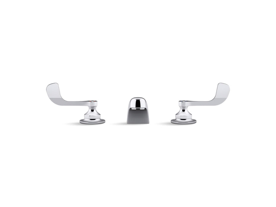 KOHLER K-800T20-5AKL Triton 1.0 gpm widespread bathroom sink faucet with laminar flow and wristblade handles, drain not 