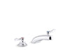 KOHLER K-800T20-4ATA Triton Widespread lavatory faucet, less drain, 0.35 gpm