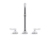 KOHLER K-800T70-4ANA Triton 0.5 gpm widespread bathroom sink faucet with aerated flow, gooseneck spout and lever handles
