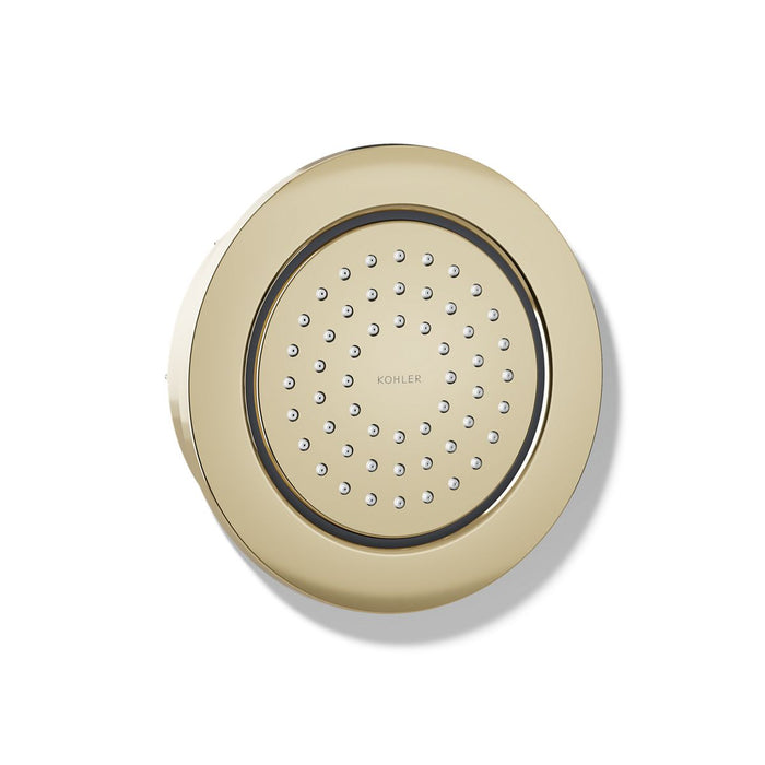KOHLER K-8014 WaterTile Round 54-nozzle single-function body spray, 2.0 gpm, vibrant french gold - view 4