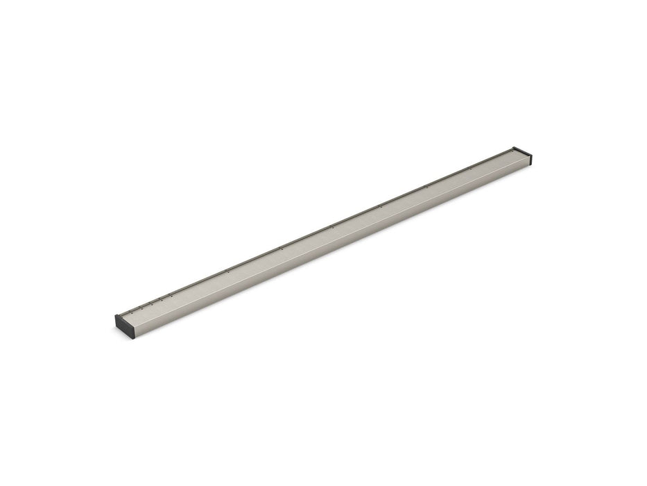 Kohler 2-1/2" x 48" linear drain grate with tile-in panel