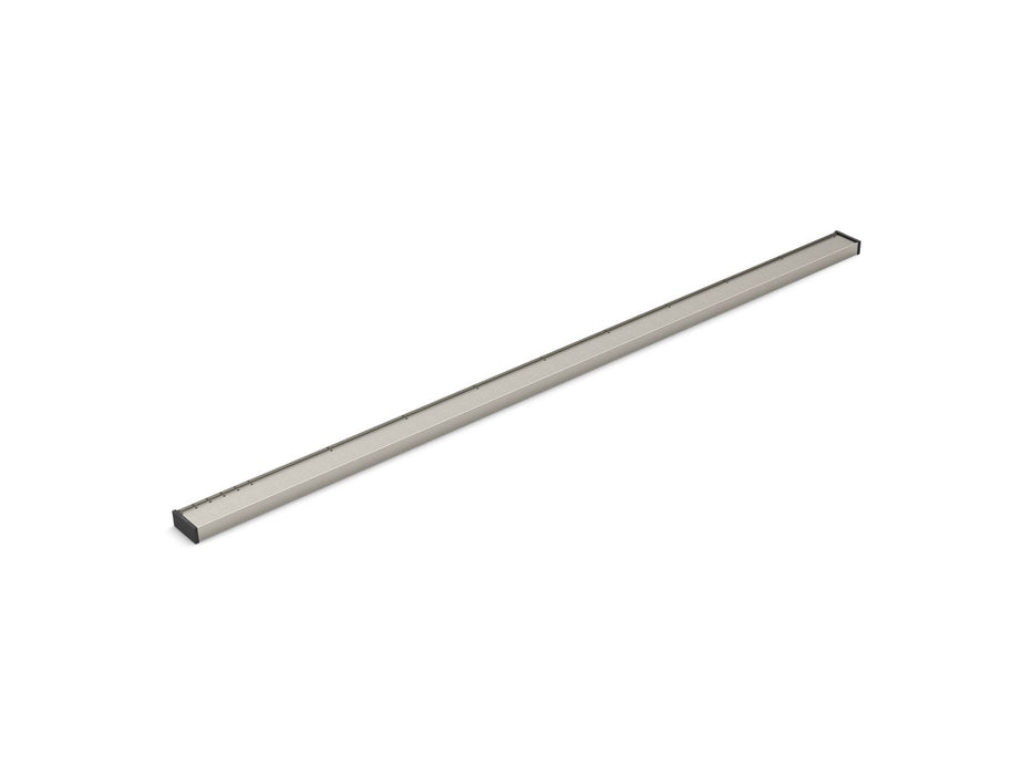 KOHLER K-80649 2-1/2" x 60" linear drain grate with tile-in panel
