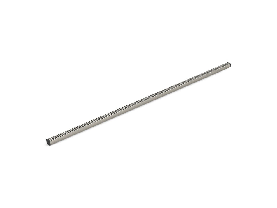 Kohler 1-1/4" x 60" linear drain grate with lattice pattern