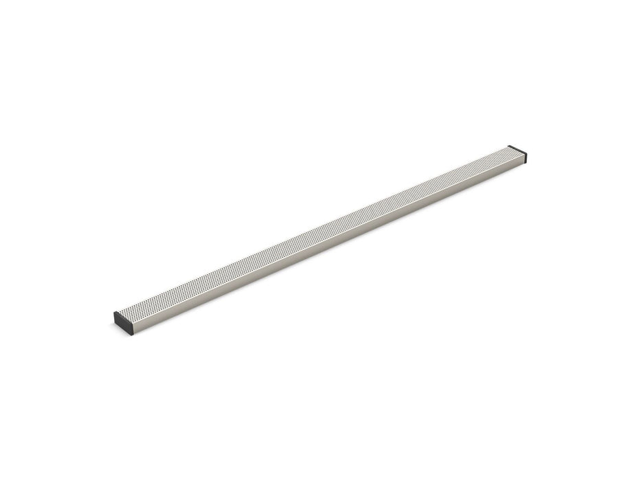 Kohler 2-1/2" x 48" linear drain grate with perforated pattern