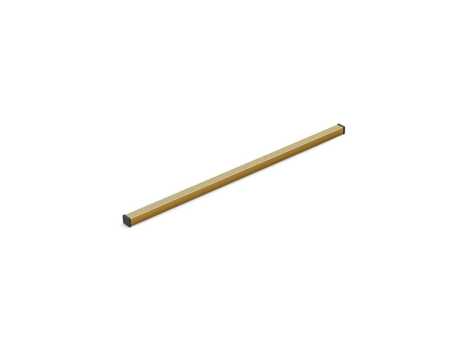 Kohler 1-1/4" x 36" linear drain grate with perforated pattern