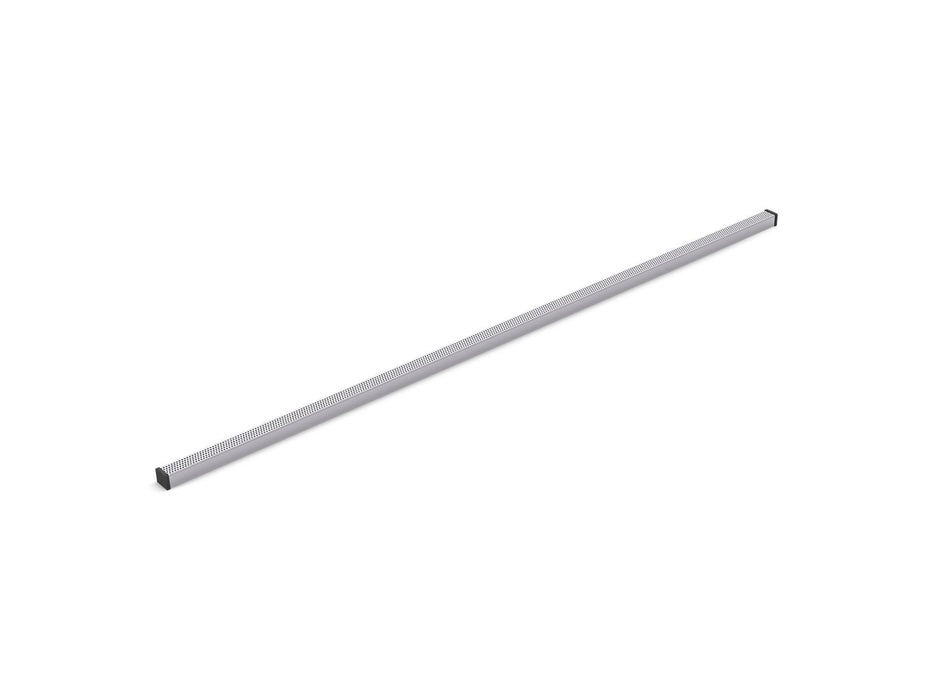 Kohler 1-1/4" x 60" linear drain grate with perforated pattern