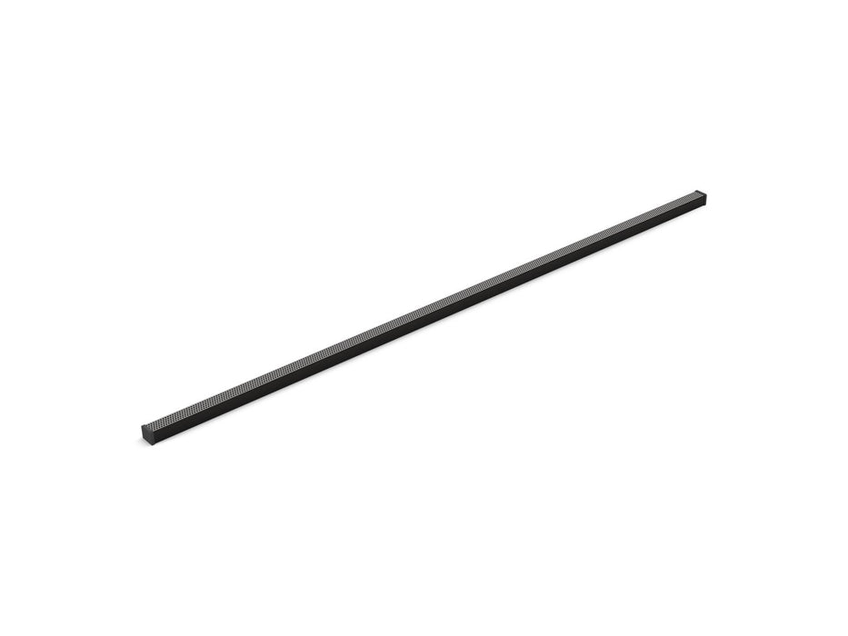 Kohler 1-1/4" x 60" linear drain grate with perforated pattern