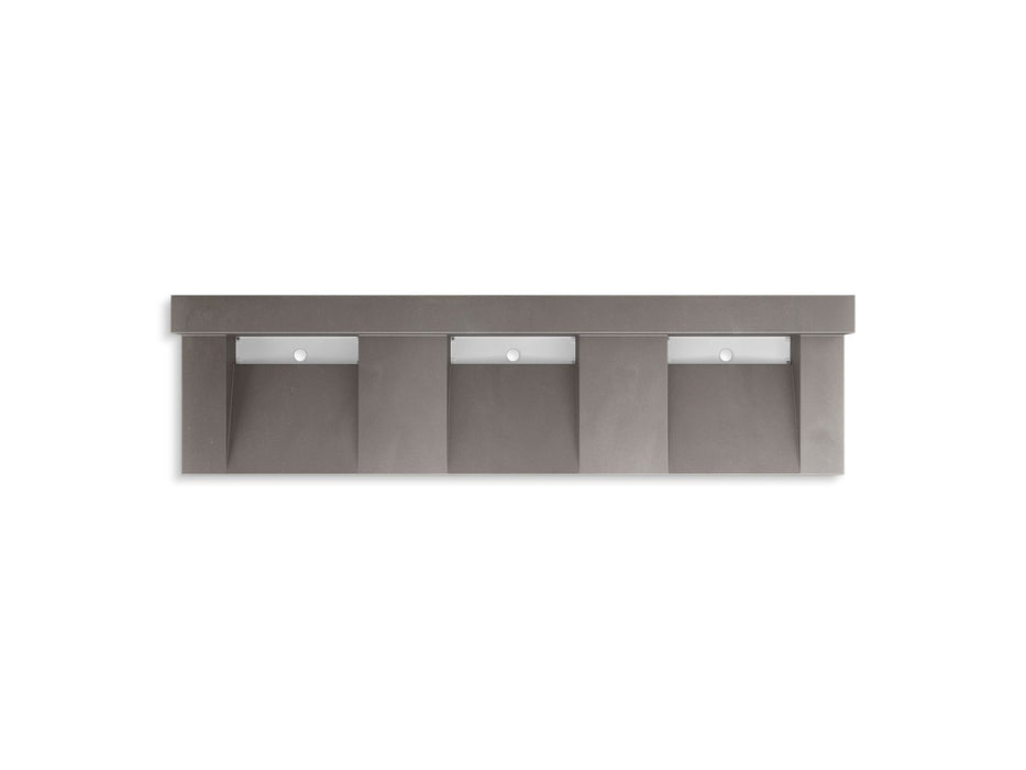 KOHLER K-81026-BSS Constellation 90" wall-mount basin lavatory system with backsplash