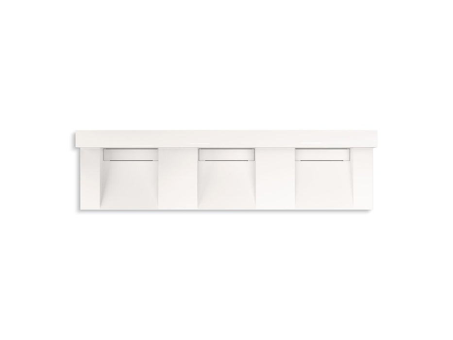 KOHLER K-81026-BSS Constellation 90" wall-mount basin lavatory system with backsplash