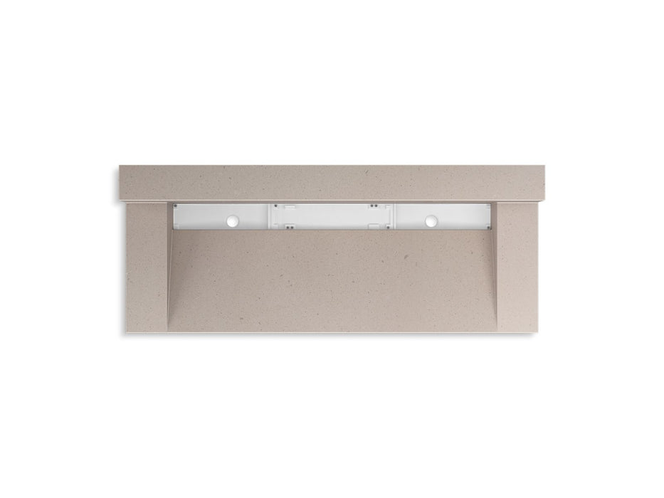 KOHLER K-81027-BSS Constellation 60" wall-mount trough lavatory system with backsplash