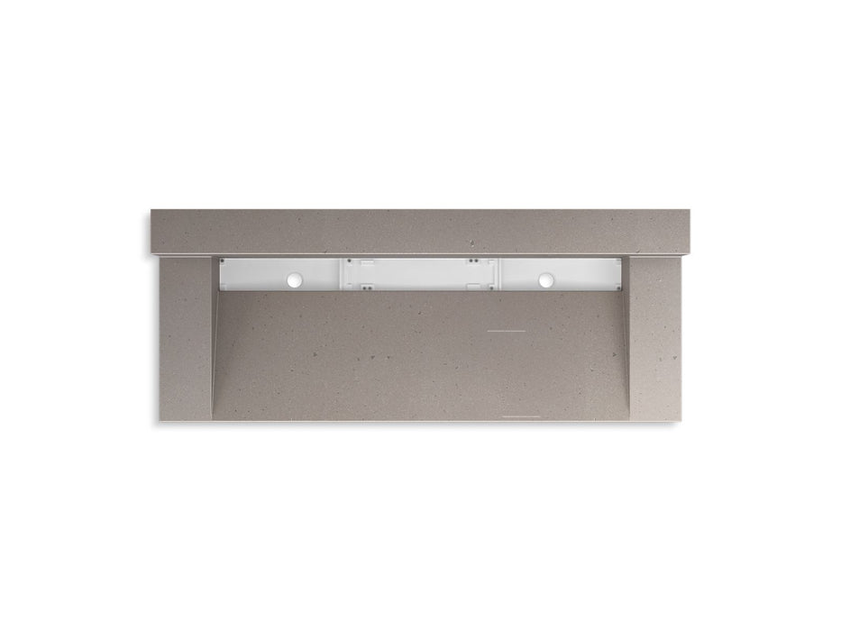 KOHLER K-81027-BSS Constellation 60" wall-mount trough lavatory system with backsplash