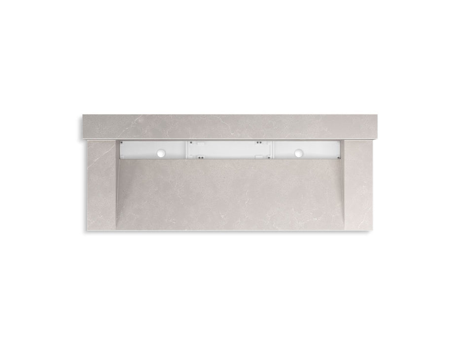 KOHLER K-81027-BSS Constellation 60" wall-mount trough lavatory system with backsplash