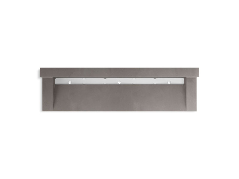 KOHLER K-81028-BSS Constellation 90" wall-mount trough lavatory system with backsplash