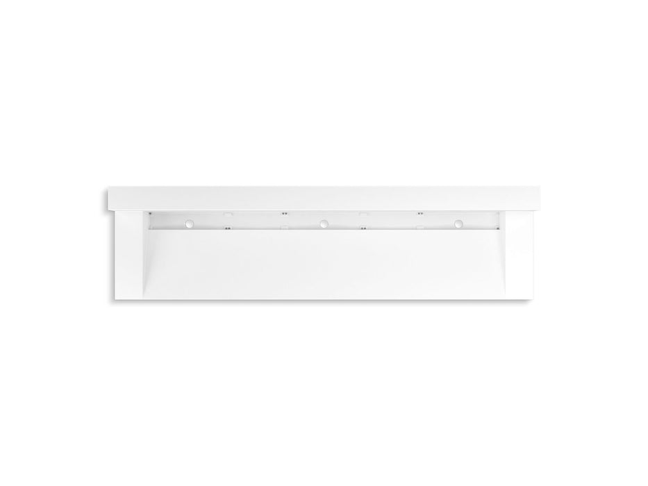 KOHLER K-81028-BSS Constellation 90" wall-mount trough lavatory system with backsplash