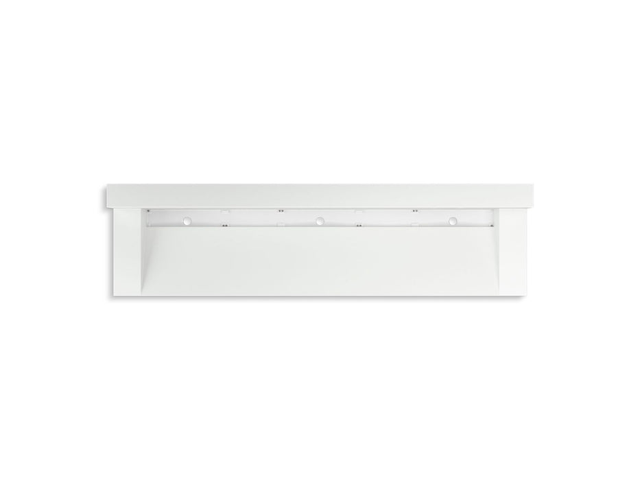 KOHLER K-81028-BSS Constellation 90" wall-mount trough lavatory system with backsplash