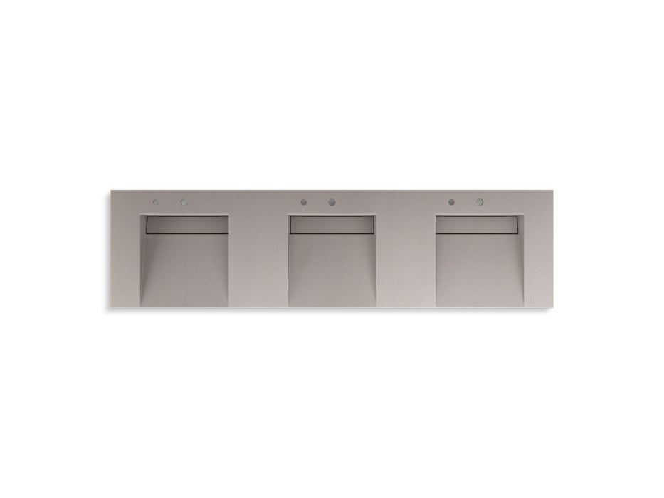 KOHLER K-81031-BSS Constellation 90" wall-mount basin lavatory system