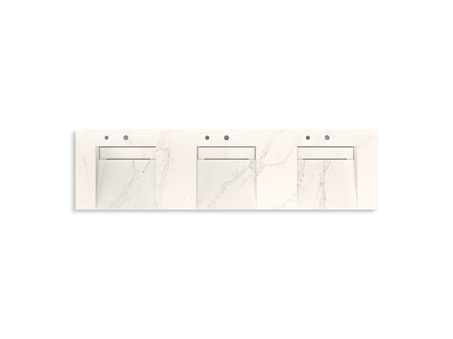KOHLER K-81031-BSS Constellation 90" wall-mount basin lavatory system