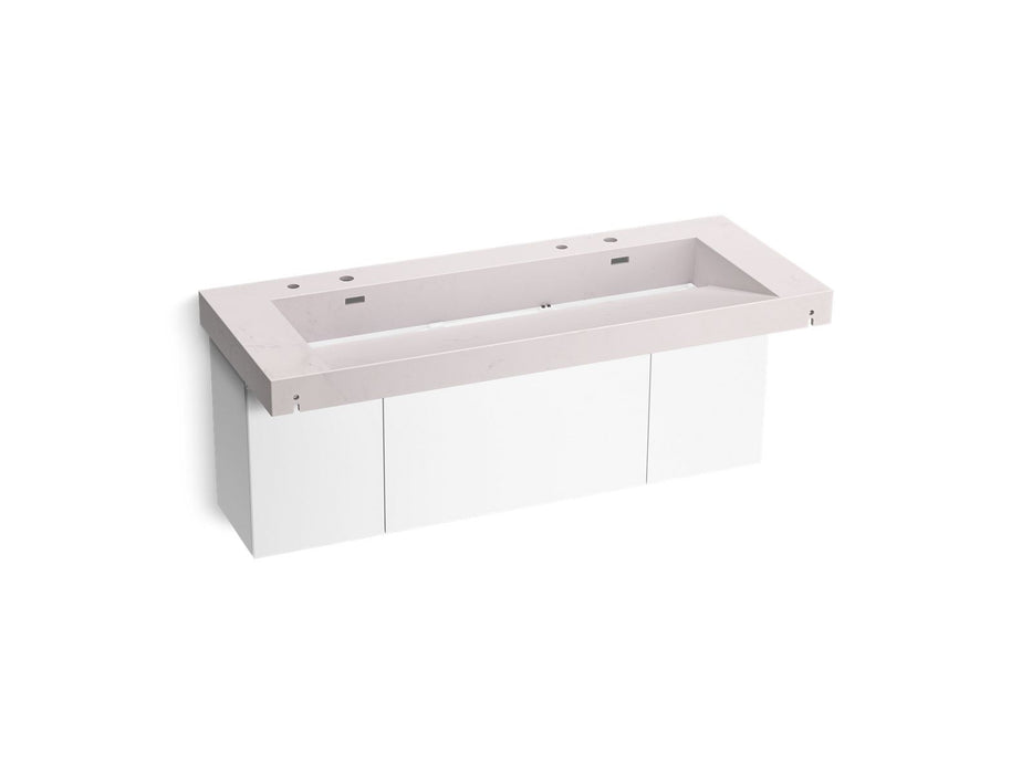 KOHLER K-81032-BPW Constellation 60" wall-mount trough lavatory system