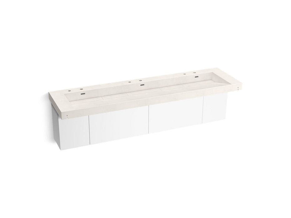 KOHLER K-81033-BPW Constellation 90" wall-mount trough lavatory system