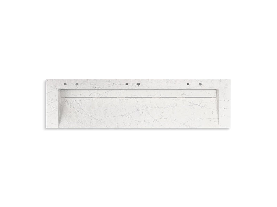 KOHLER K-81033-BSS Constellation 90" wall-mount trough lavatory system