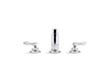 KOHLER K-815T20-4AHA Triton 1.5 gpm kitchen sink faucet with 8-3/16" swing spout, aerated flow and lever handles
