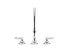 KOHLER K-815T70-4AHA Triton 1.5 gpm kitchen sink faucet with 9-5/16" gooseneck spout, aerated flow and lever handles