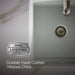 KOHLER KOHLER K-8188 Verticyl 13" square undermount bathroom sink