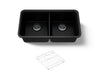 KOHLER Cairn 33-1/2" undermount double-bowl kitchen sink
