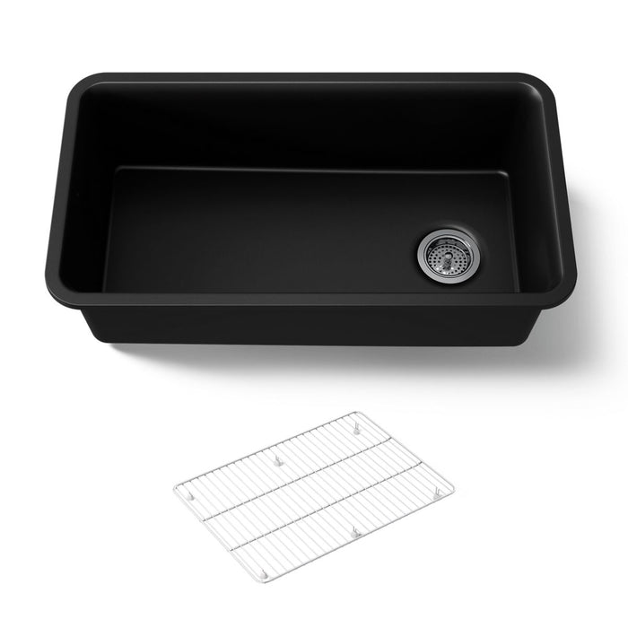 KOHLER Cairn 33-1/2" undermount single-bowl kitchen sink