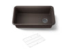 KOHLER Cairn 33-1/2" undermount single-bowl kitchen sink