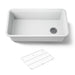 KOHLER K-8206 Cairn 33-1/2" undermount single-bowl kitchen sink, matte white - view 5
