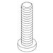 KOHLER K-831587 Screw, M6-1Mm X 25Mm, Pan Head